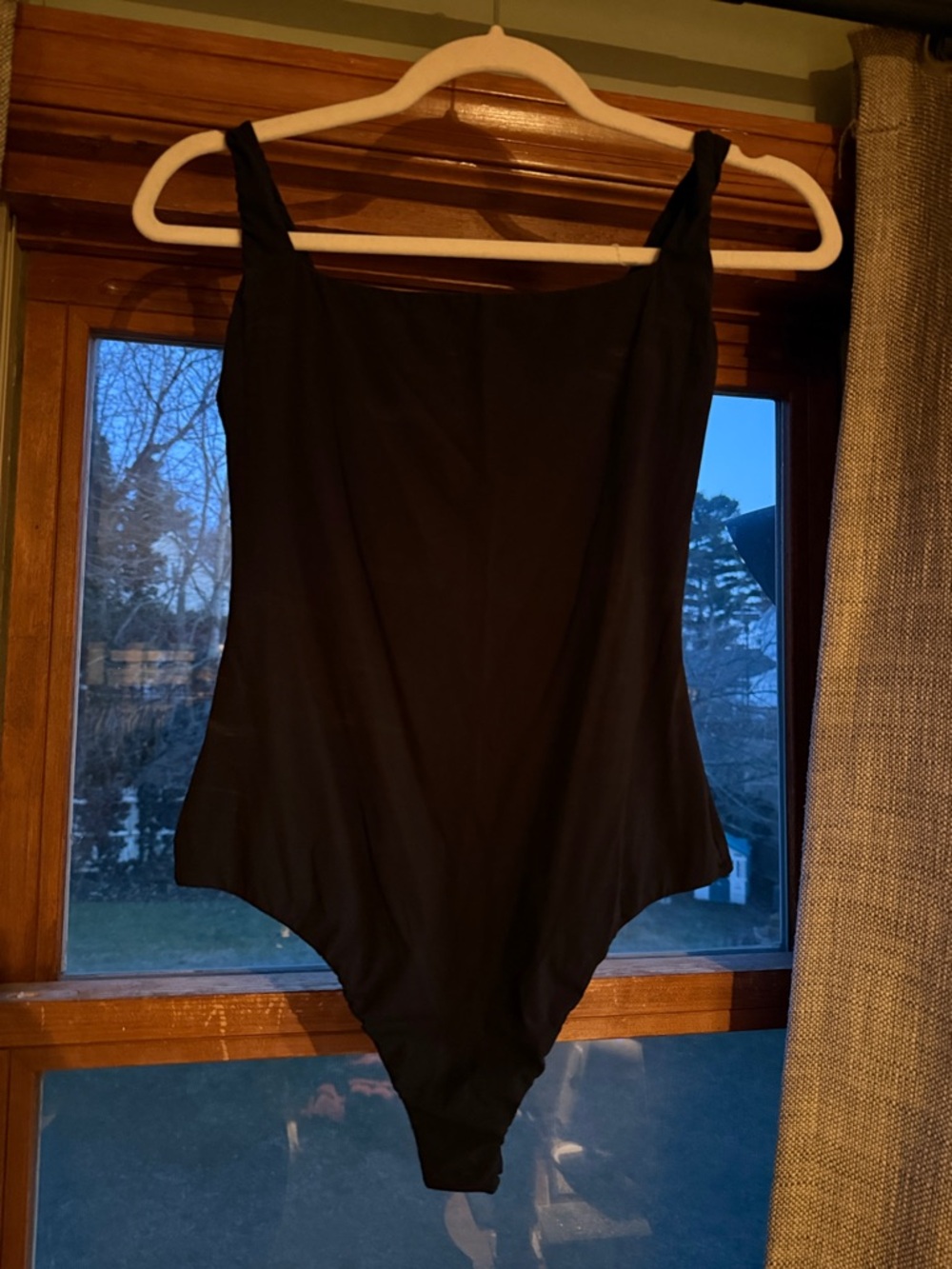 Quince Black Kids One-Piece Swimsuit